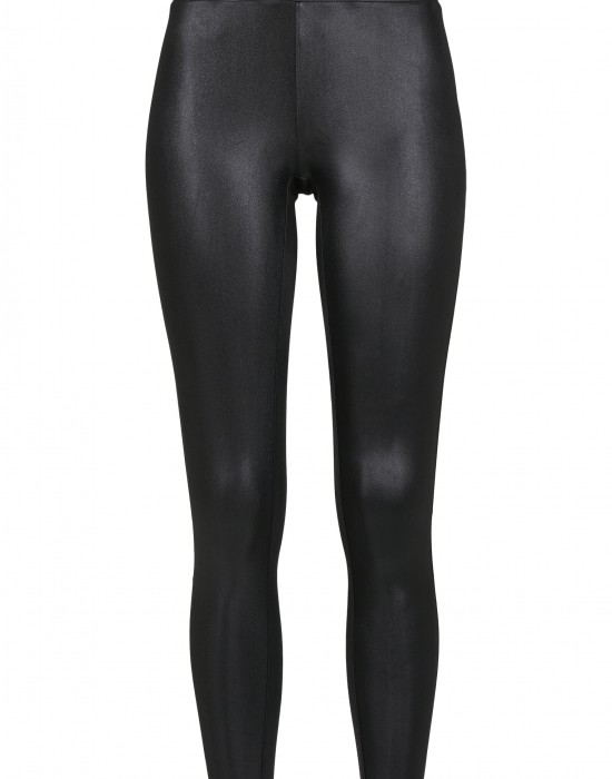 Дамски клин в черен цвят Urban Classics Ladies Imitation Leather Leggings 