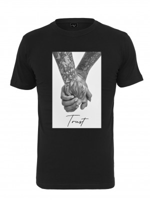 Мъжка тениска в черен цвят Mister Tee Trust 2.0