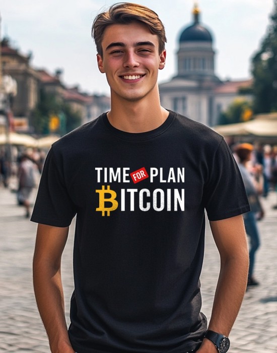 Time for plan BTC тениска Time for plan BTC тениска