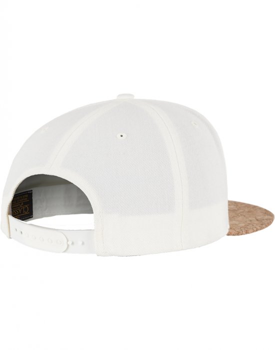 Шапка с козирка в бяло Cork Snapback, Urban Classics, Шапки с козирка - Complex.bg