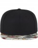 Шапка с козирка в черно Floral Snapback mint one size, Urban Classics, Шапки с козирка - Complex.bg