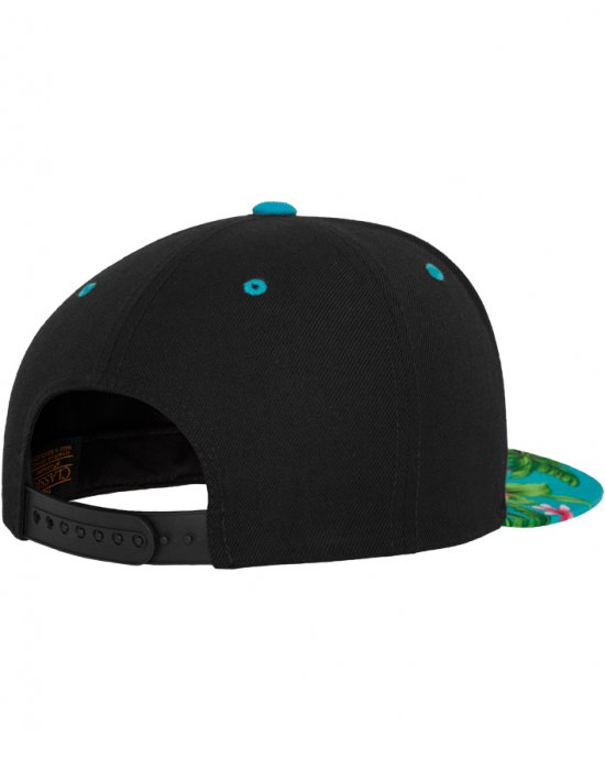 Шапка с козирка в черно Hawaiian Snapback, Urban Classics, Шапки с козирка - Complex.bg