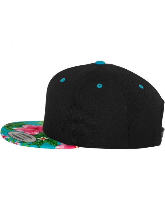 Шапка с козирка в черно Hawaiian Snapback, Urban Classics, Шапки с козирка - Complex.bg