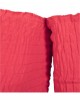 Дамска блуза с голи рамене в червен цвят Urban Classics Ladies Cold Shoulder Smoke L/S fire red 