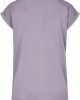 Дамска тениска в лилав цвят Urban Classics Ladies Extended Shoulder Tee dustypurple