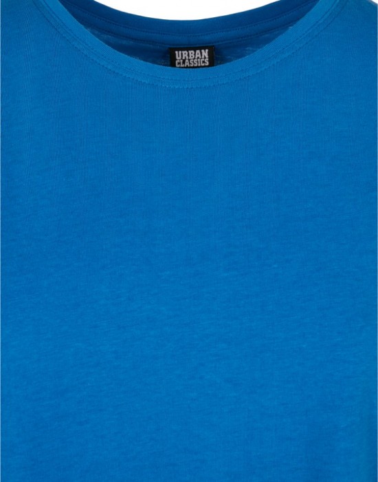 Дамска тениска в ярко син цвят Urban Classics Ladies Extended Shoulder Tee sporty blue 