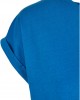 Дамска тениска в ярко син цвят Urban Classics Ladies Extended Shoulder Tee sporty blue 
