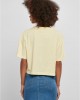 Дамска къса тениска в жълто Ladies Short Oversized Tee