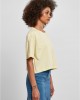 Дамска къса тениска в жълто Ladies Short Oversized Tee