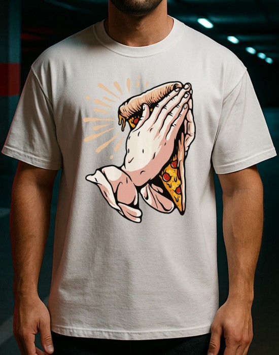 Pray Pizza тениска Pray Pizza тениска