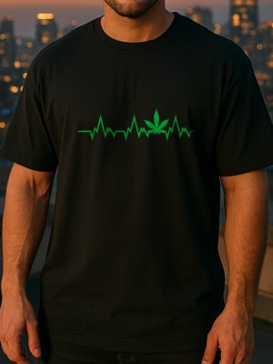 Weed Heartbeat тениска