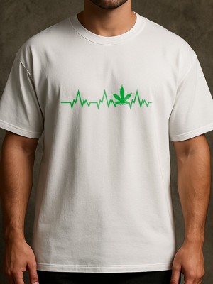 Weed Heartbeat тениска