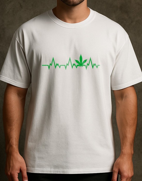 Weed Heartbeat тениска Weed Heartbeat тениска