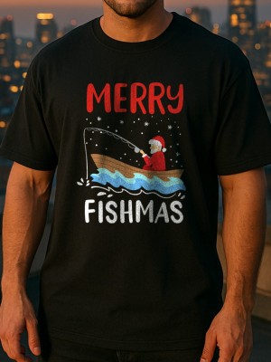 Merry Fishmas тениска