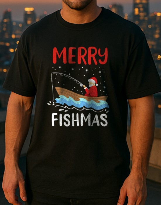Merry Fishmas тениска Merry Fishmas тениска