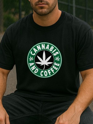 Cannabis And Coffee тениска