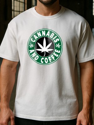 Cannabis And Coffee тениска