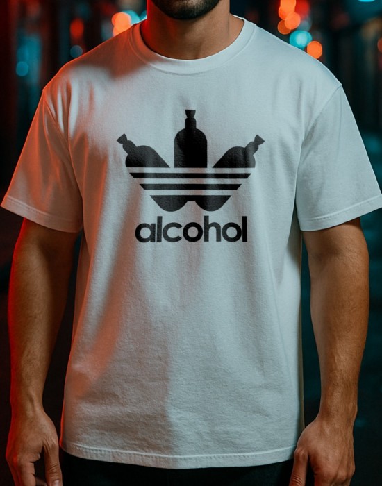 Alcohol Adinabas тениска Alcohol Adinabas тениска
