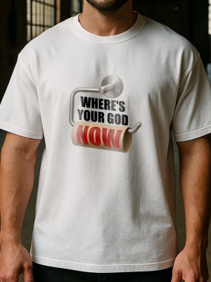 WHERE'S YOUR GOD NOW тениска WHERE'S YOUR GOD NOW тениска