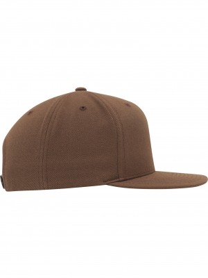 Шапка с козирка в кафяво Classic Snapback