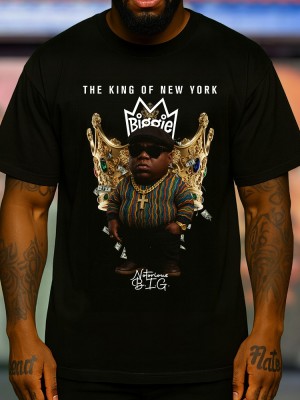 Rap Toon Biggie Smalls The Notorious B.I.G. тениска Rap Toon Biggie Smalls The Notorious B.I.G. тениска