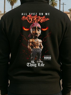 Rap Toon 2Pac мъжко худи Rap Toon 2Pac мъжко худи