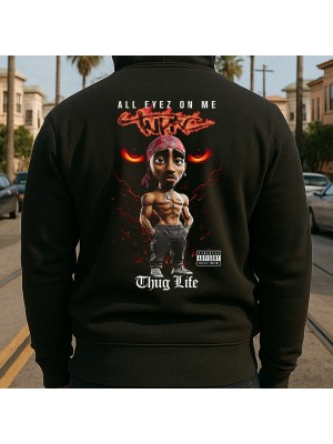 Rap Toon 2Pac мъжко худи Rap Toon 2Pac мъжко худи