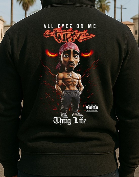 Rap Toon 2Pac мъжко худи Rap Toon 2Pac мъжко худи