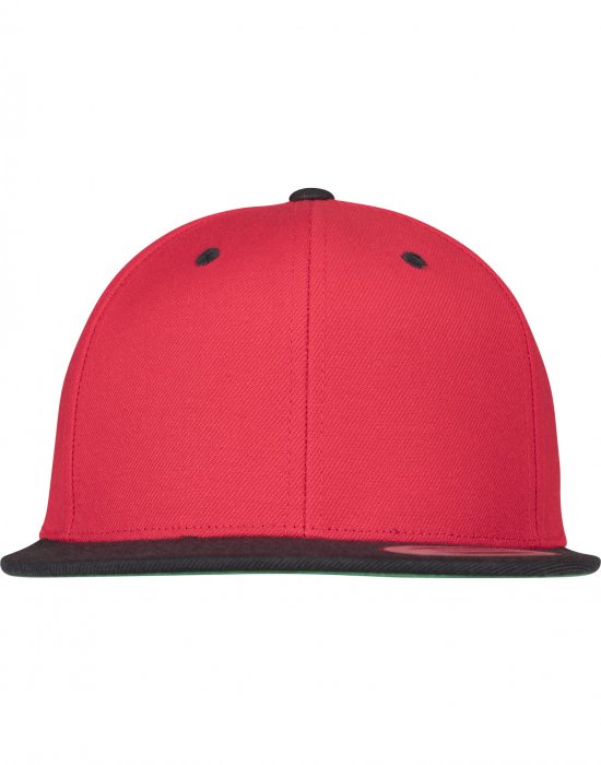 Шапка с козирка в червено Classic Snapback 2-Tone, Urban Classics, Шапки с козирка - Complex.bg