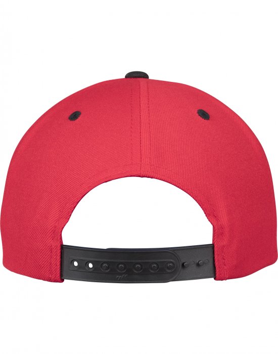 Шапка с козирка в червено Classic Snapback 2-Tone, Urban Classics, Шапки с козирка - Complex.bg