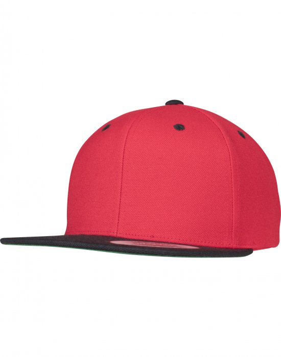 Шапка с козирка в червено Classic Snapback 2-Tone, Urban Classics, Шапки с козирка - Complex.bg