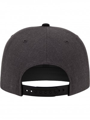 Шапка с козирка в сиво Classic Snapback 2-Tone 