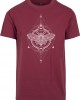 Дамска тениска Mister Tee Moth в цвят бордо