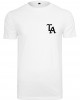 Бяла мъжка тениска Mister Tee LA