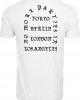 Бяла мъжка тениска Mister Tee LA