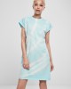 Дамска рокля в светлосин цвят Urban Classics Ladies Tie Dye Dress aquablue 