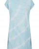 Дамска рокля в светлосин цвят Urban Classics Ladies Tie Dye Dress aquablue 