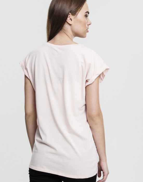 Дамска тениска с U-образно деколте Urban Classics pink Дамска тениска с U-образно деколте Urban Classics pink