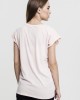 Дамска тениска с U-образно деколте Urban Classics pink Дамска тениска с U-образно деколте Urban Classics pink