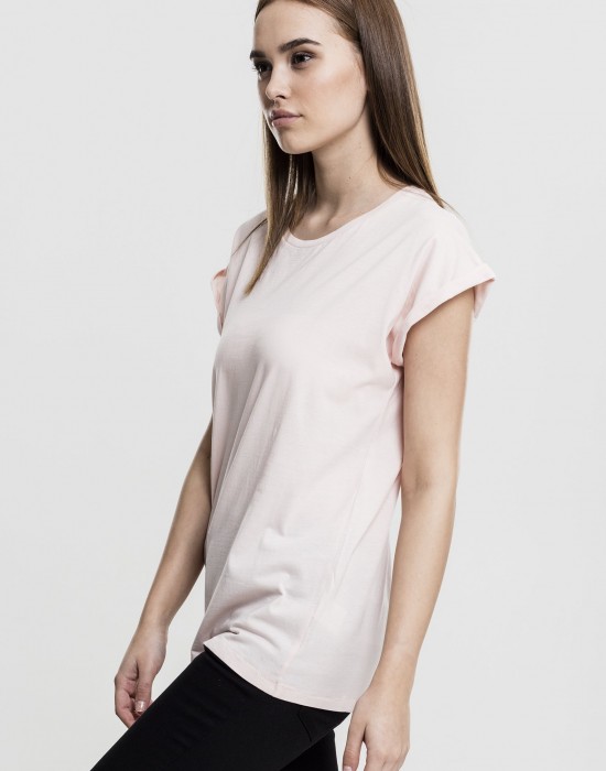 Дамска тениска с U-образно деколте Urban Classics pink Дамска тениска с U-образно деколте Urban Classics pink