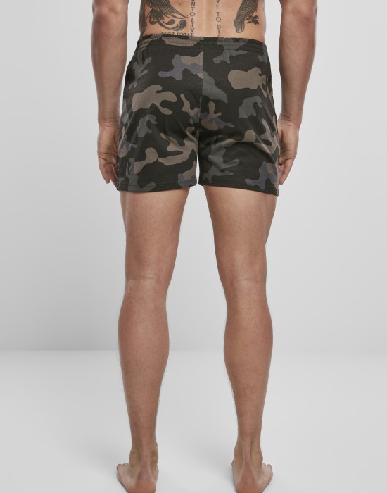 Боксерки в тъмен камуфлажен цвят Brandit Boxershorts darkcamo 
