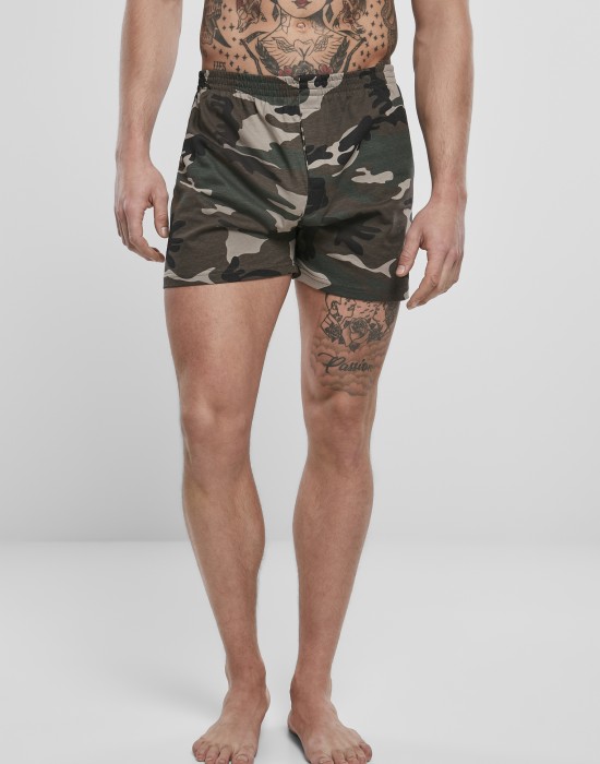 Боксерки в камуфлажен цвят Brandit Boxershorts woodland Боксерки в камуфлажен цвят Brandit Boxershorts woodland