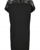 Дамска рокля в черен цвят Urban Classics Lace Tee 