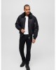 Авиаторско мъжко яке в черен цвят Brandit MA2 Jacket Fur Collar 