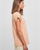 Дамска тениска в цвят праскова Urban Classics Ladies Shoulder Tee