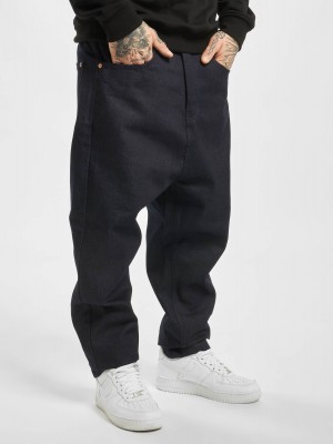 Мъжки широки дънки в цвят индиго Rocawear Hammer