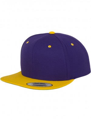 Шапка с козирка в лилаво Classic Snapback 2-Tone