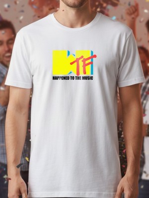 WTF happened to the music тениска WTF happened to the music тениска