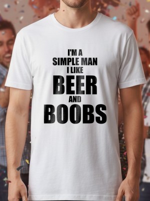 I'm A Simple Man тениска I'm A Simple Man тениска