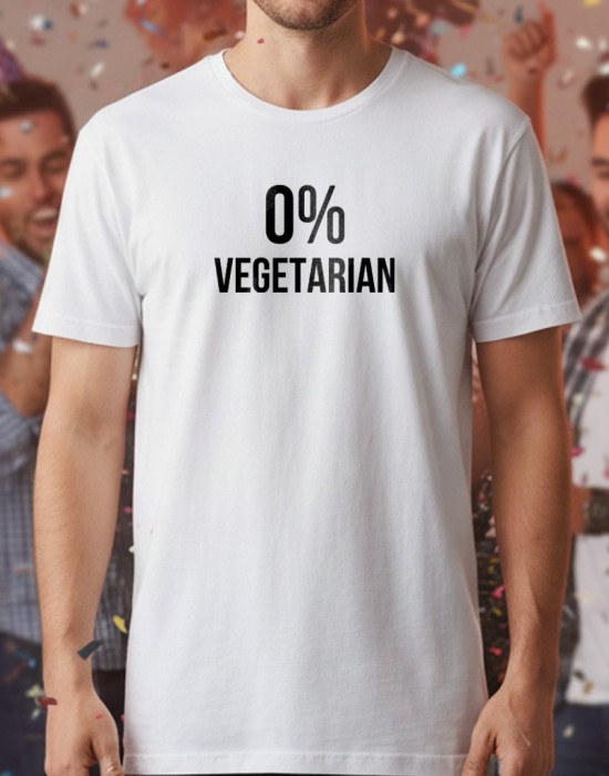 0% Vegetarian тениска